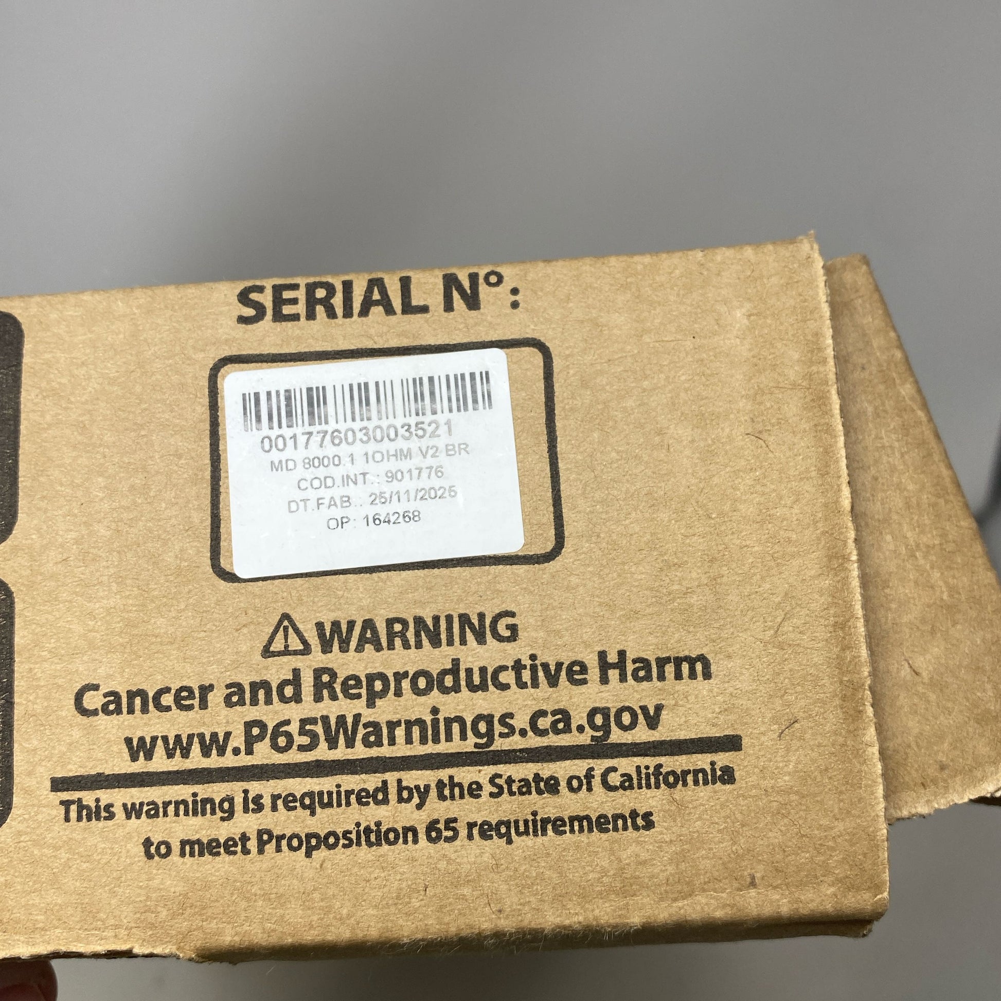 Serial #/Tag-UNT6072860I9