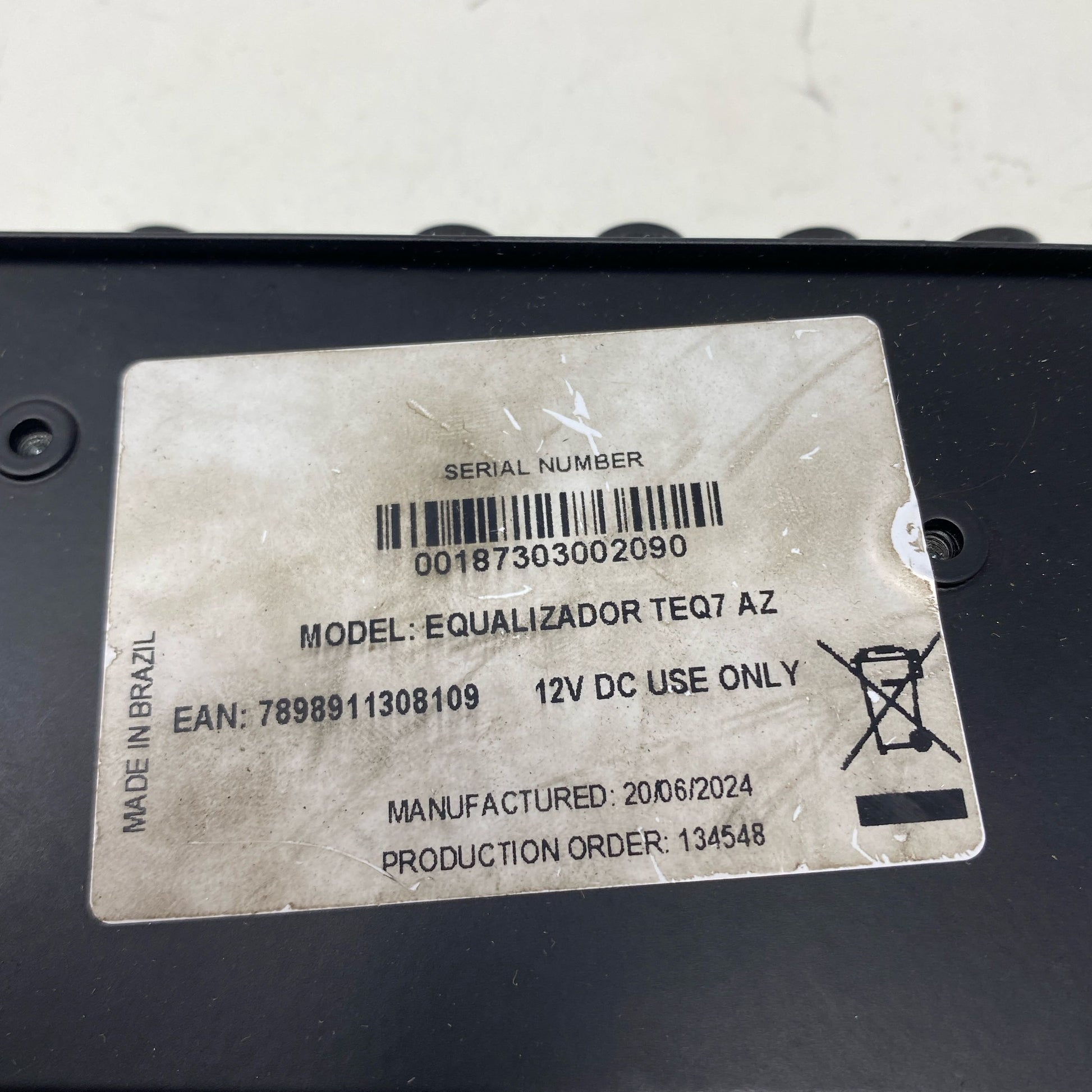 Serial #/Tag-UNT53707598X