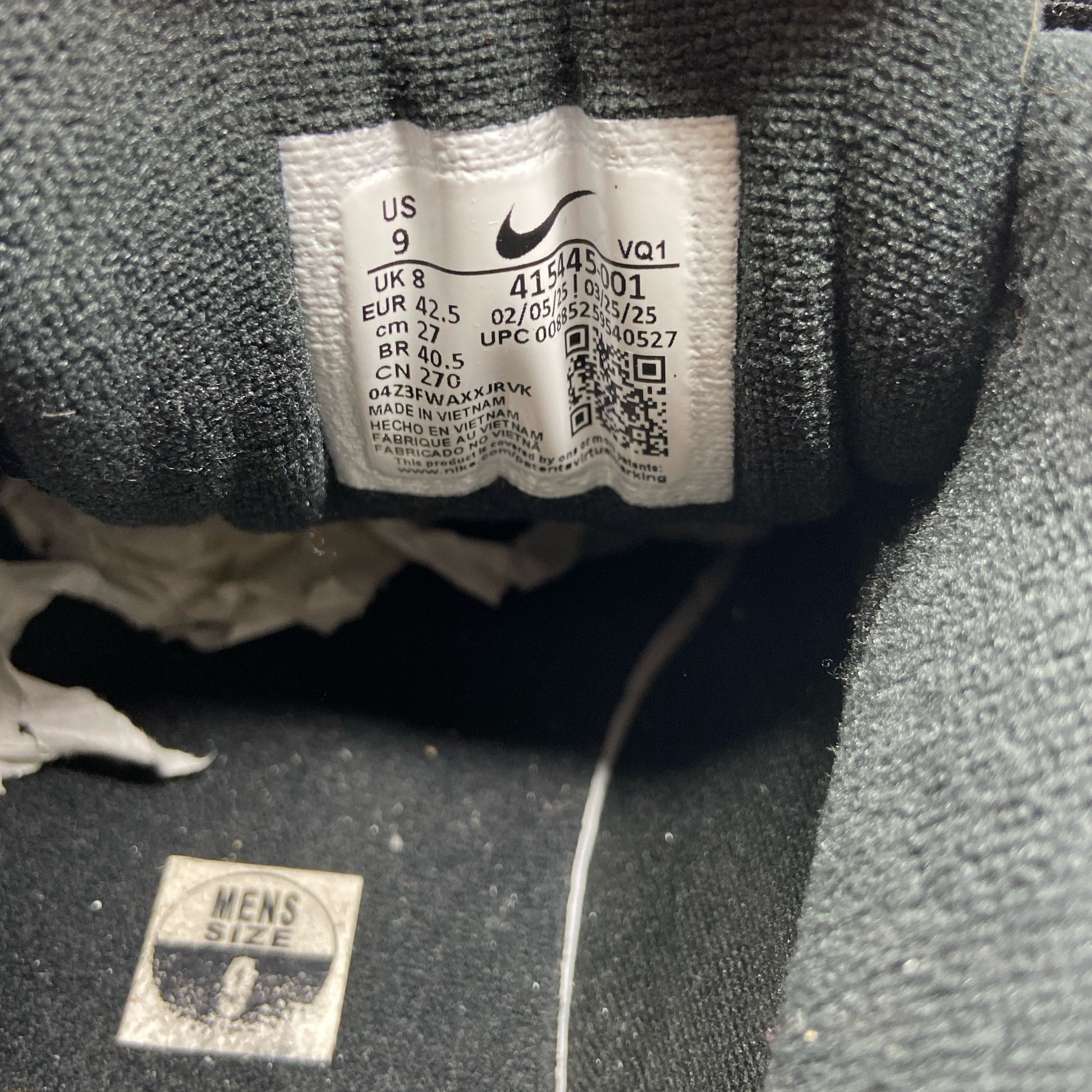 Serial #/Tag-LPNRRJB6459003