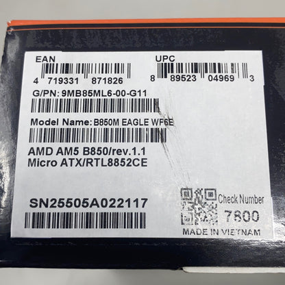 Serial #/Tag-LPNAC021370016
