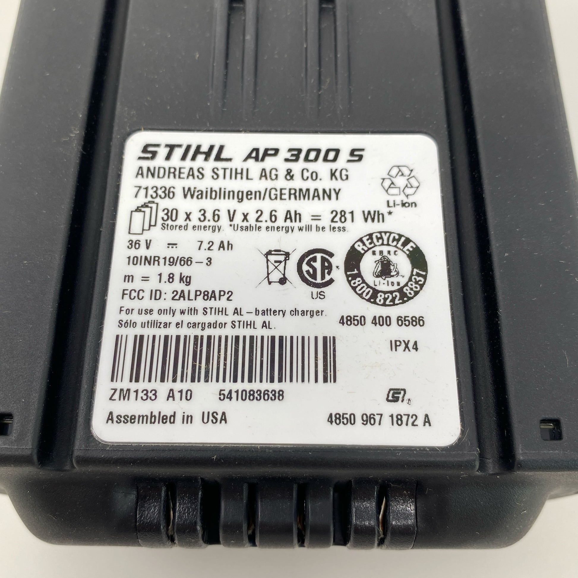 Serial #/Tag-UNT782140HRN