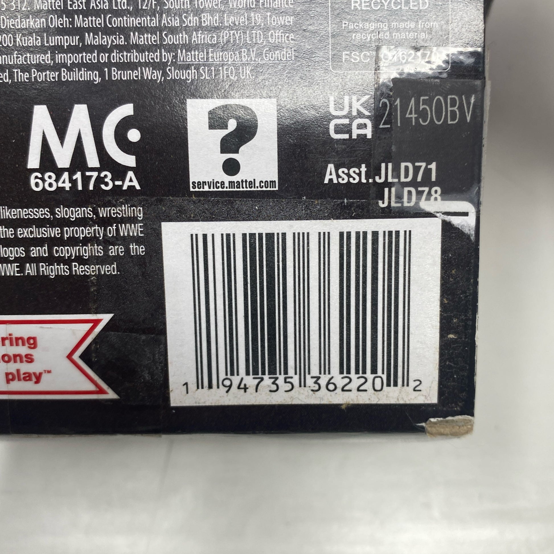 Serial #/Tag-UNT863438H9Q