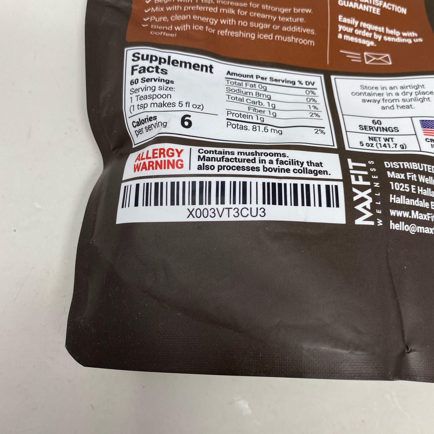 Serial #/Tag-UNT935827FL7