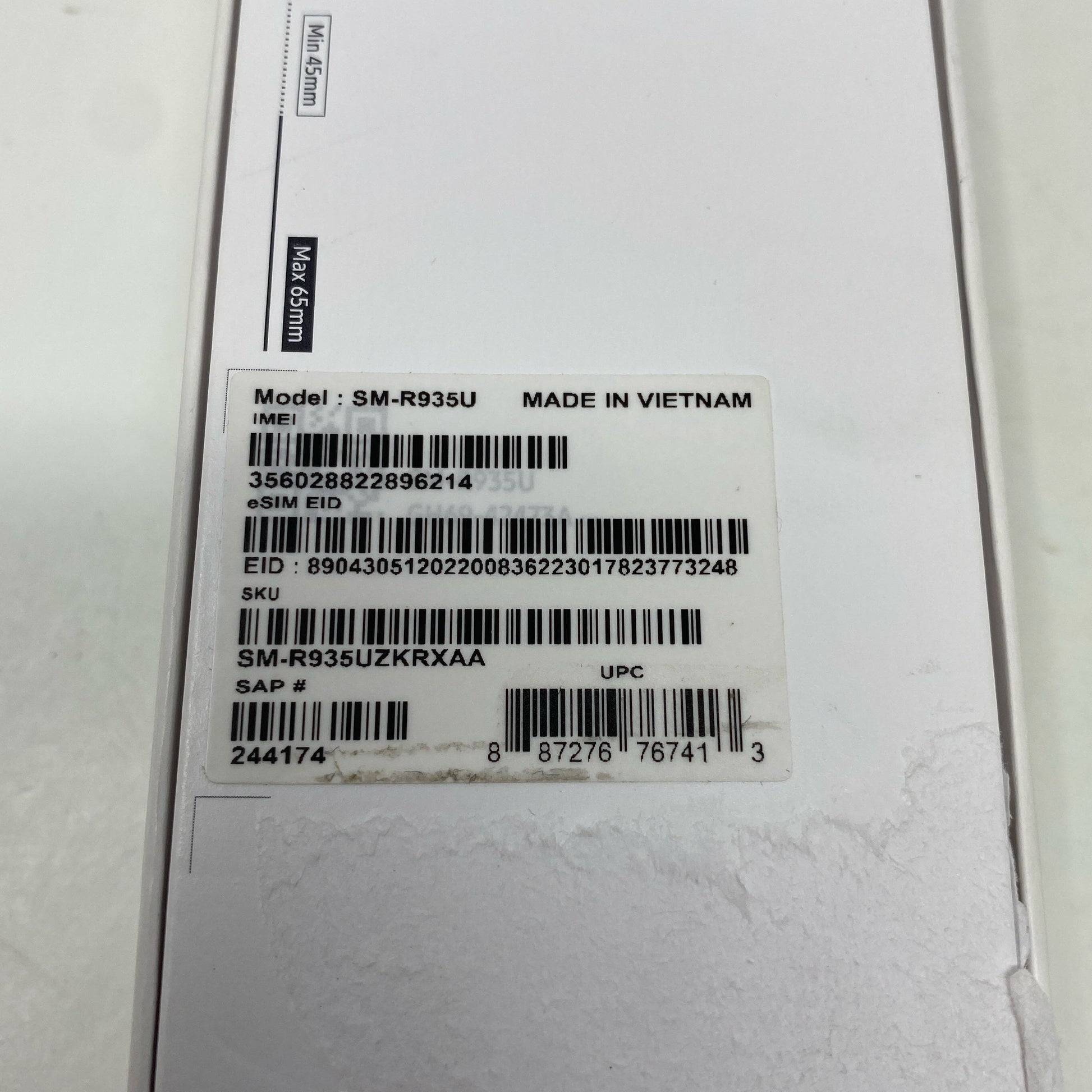 Serial #/Tag-UNT926547LO5
