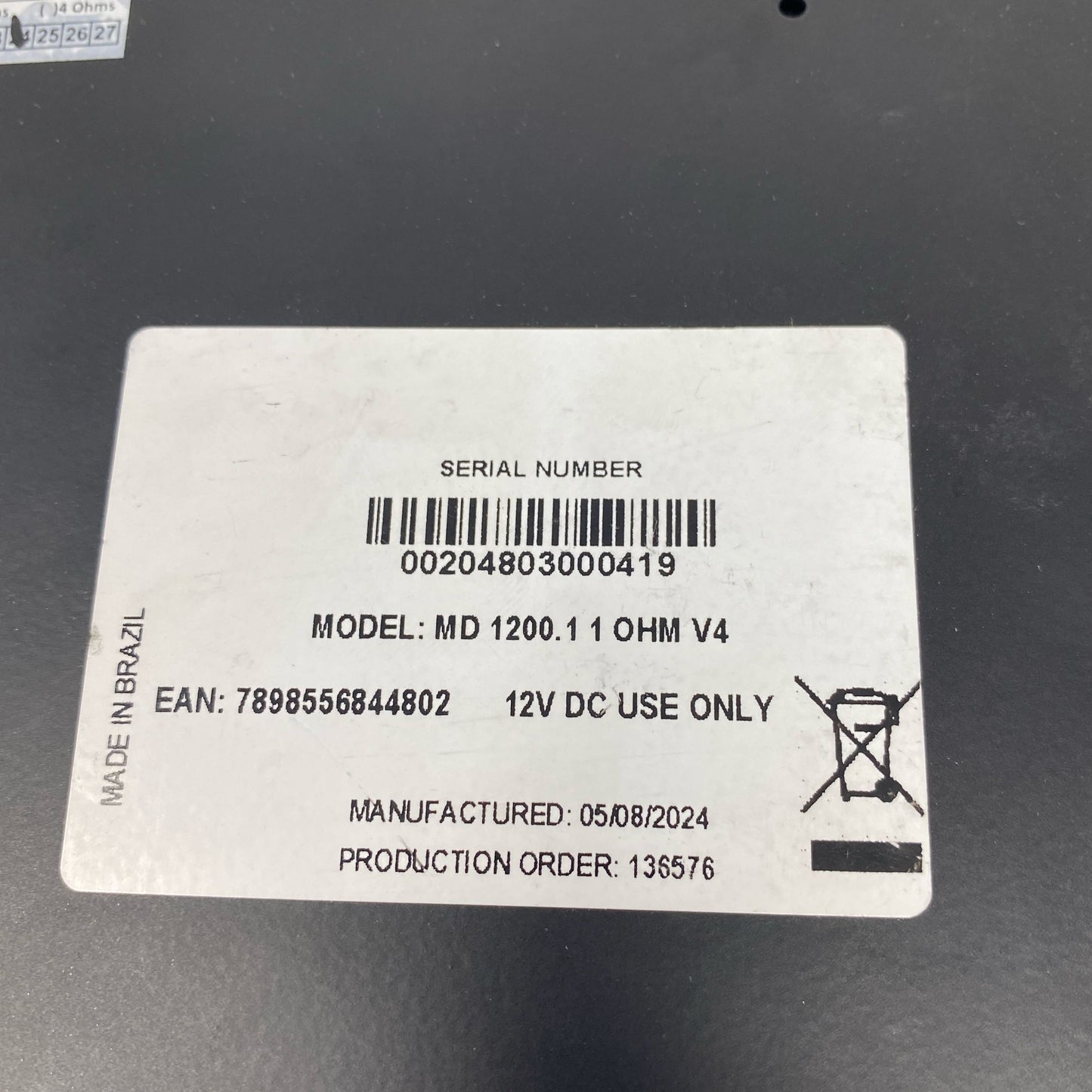 Serial #/Tag-LPNPMFX4791635