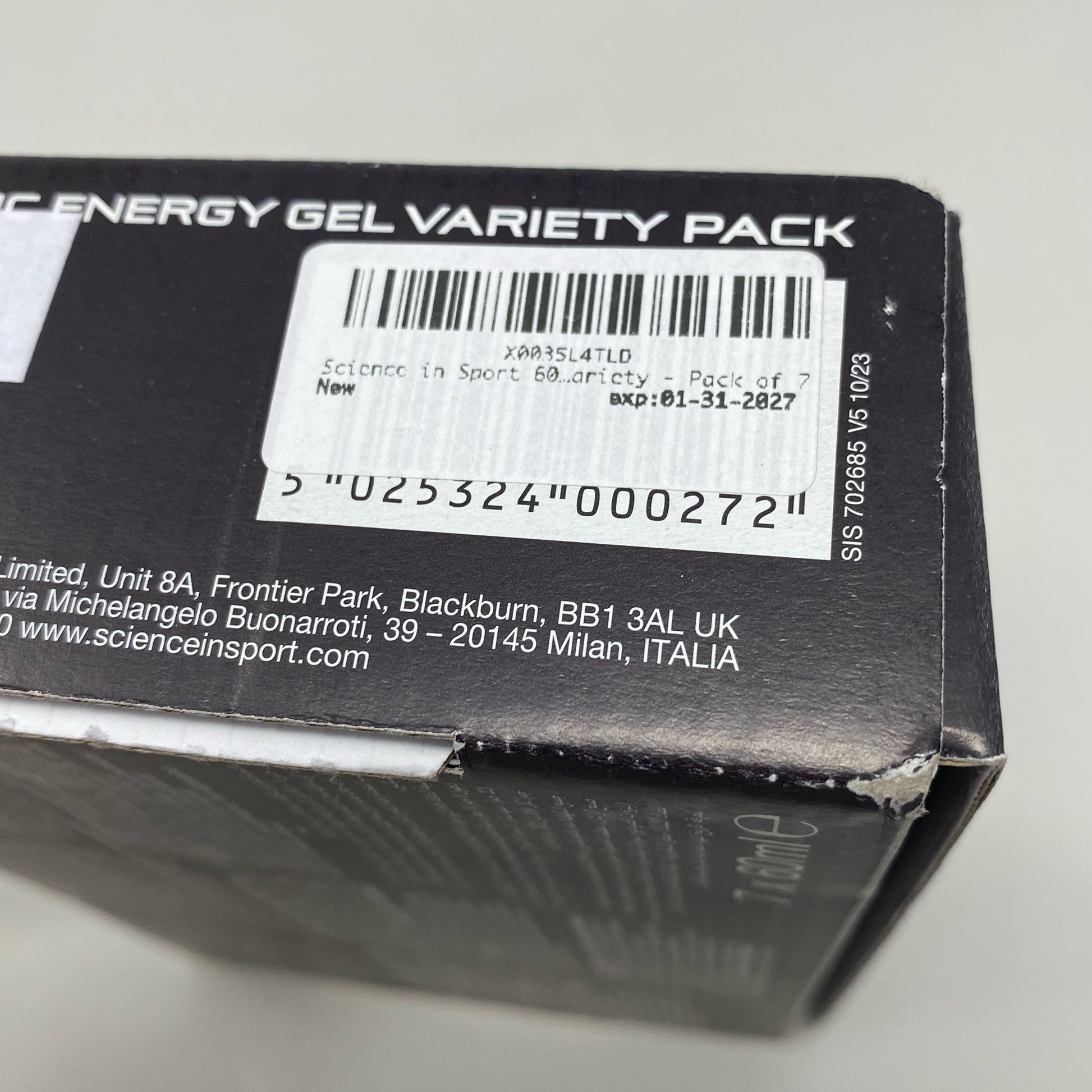 Serial #/Tag-UNT182550I4G