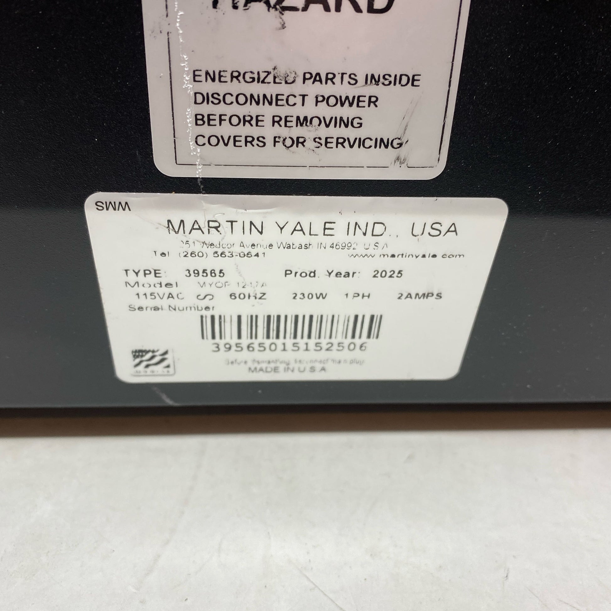 Serial #/Tag-LPNPMFC7425031