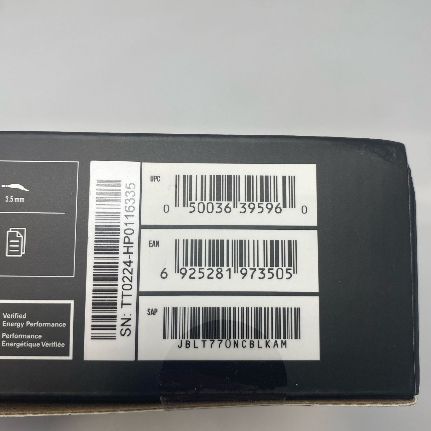 Serial #/Tag-UNT709862I3C