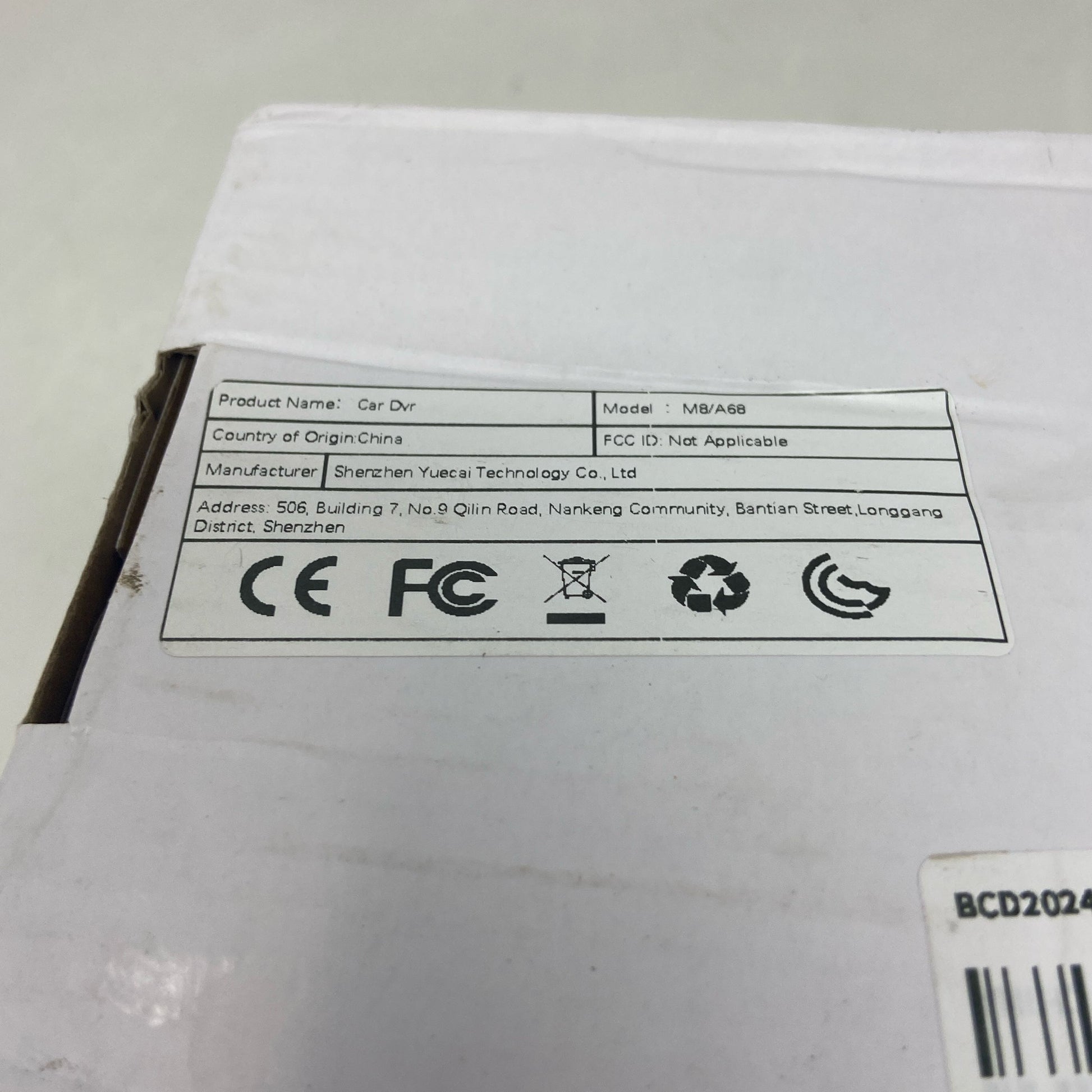 Serial #/Tag-UNT403738UVF