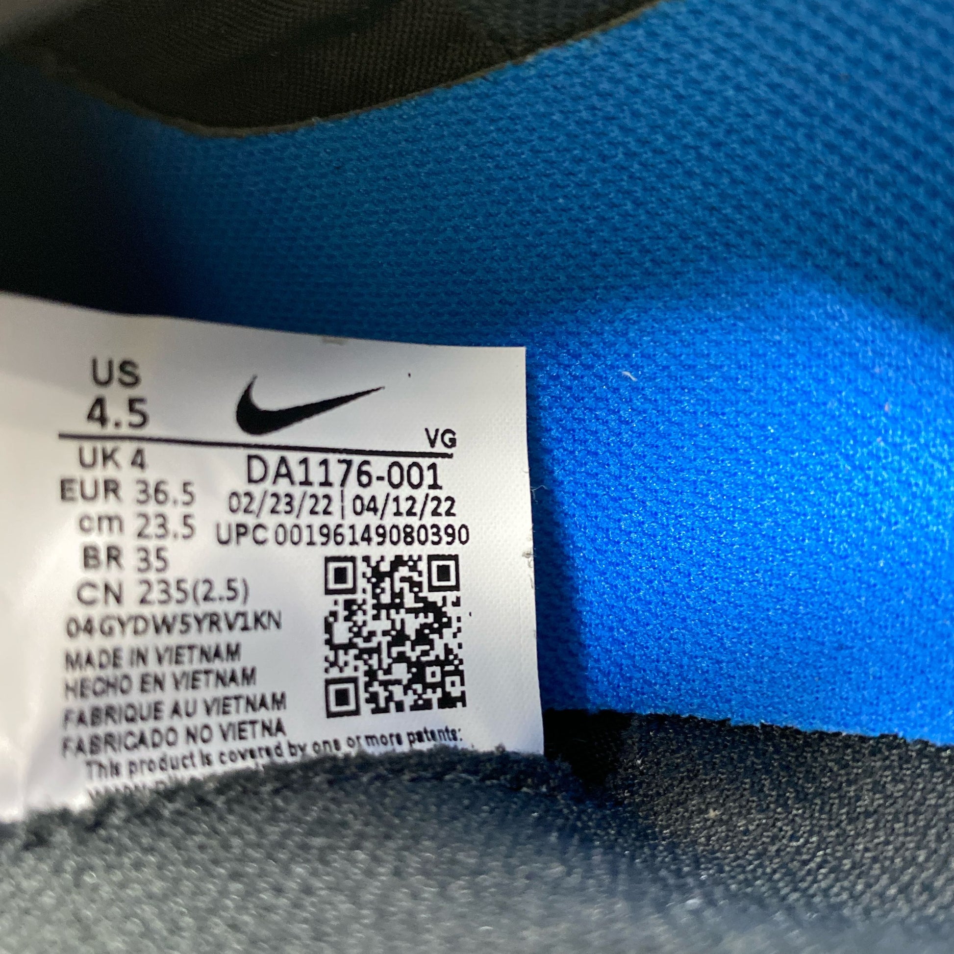 Serial #/Tag-UNT9445980JZ