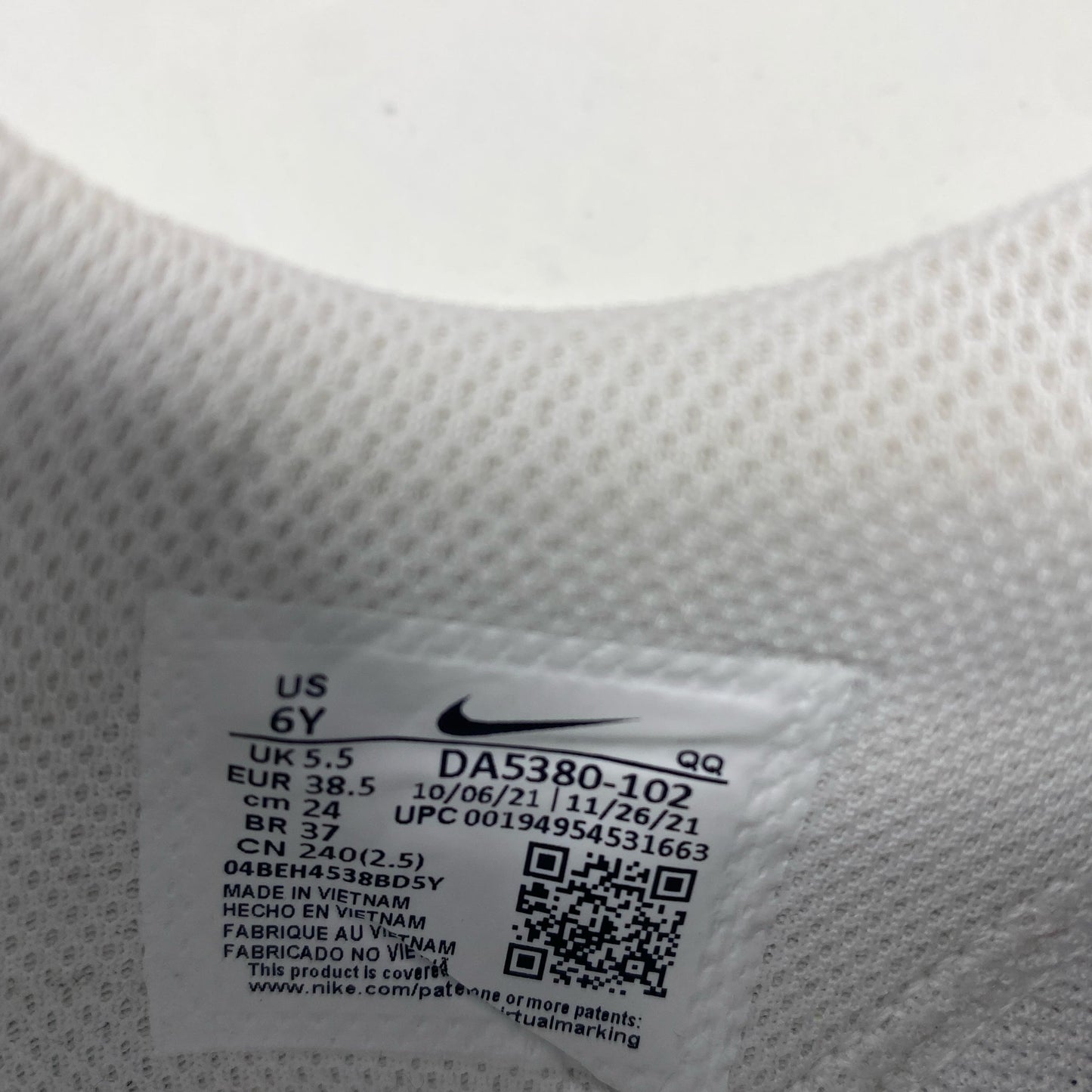 Serial #/Tag-UNT923054NFP