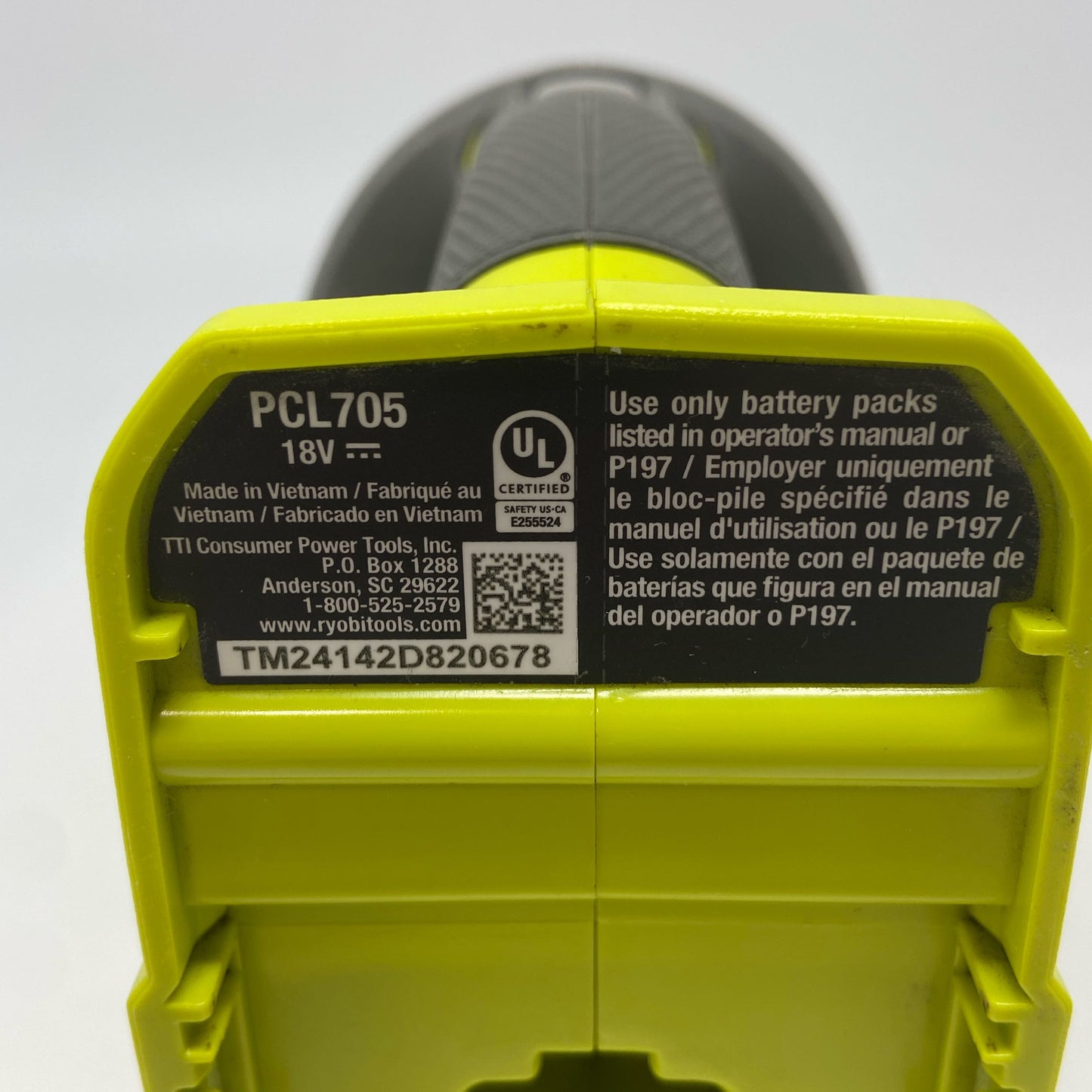 Serial #/Tag-LPNNE6B7SPG2V