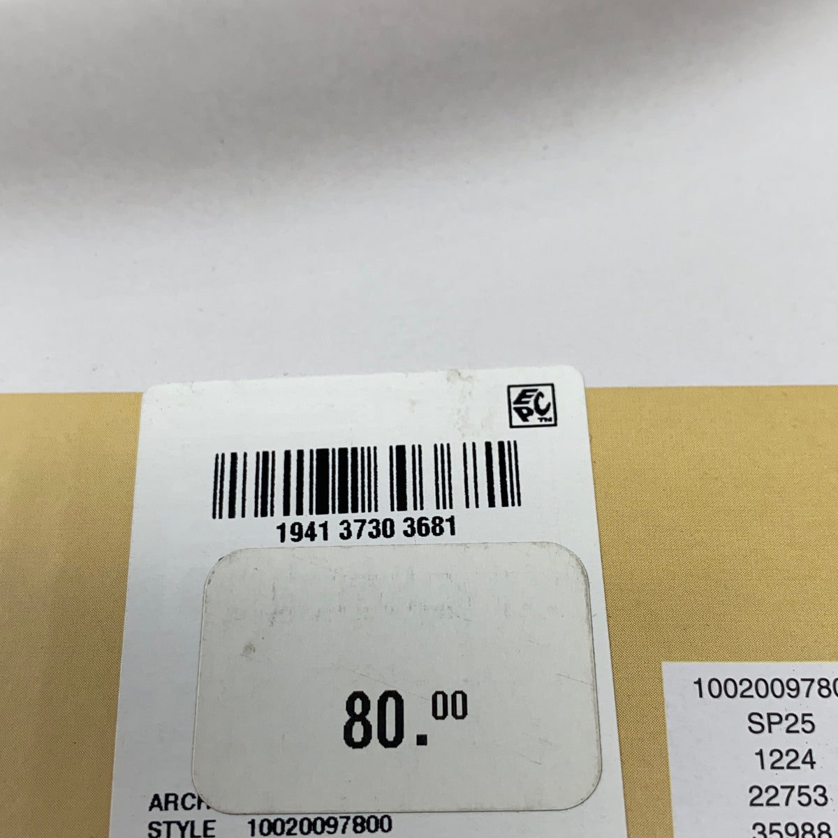 Serial #/Tag-UNT359542WI8