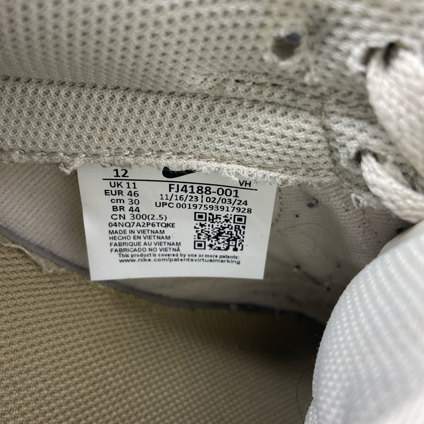Serial #/Tag-UNT549779VRP