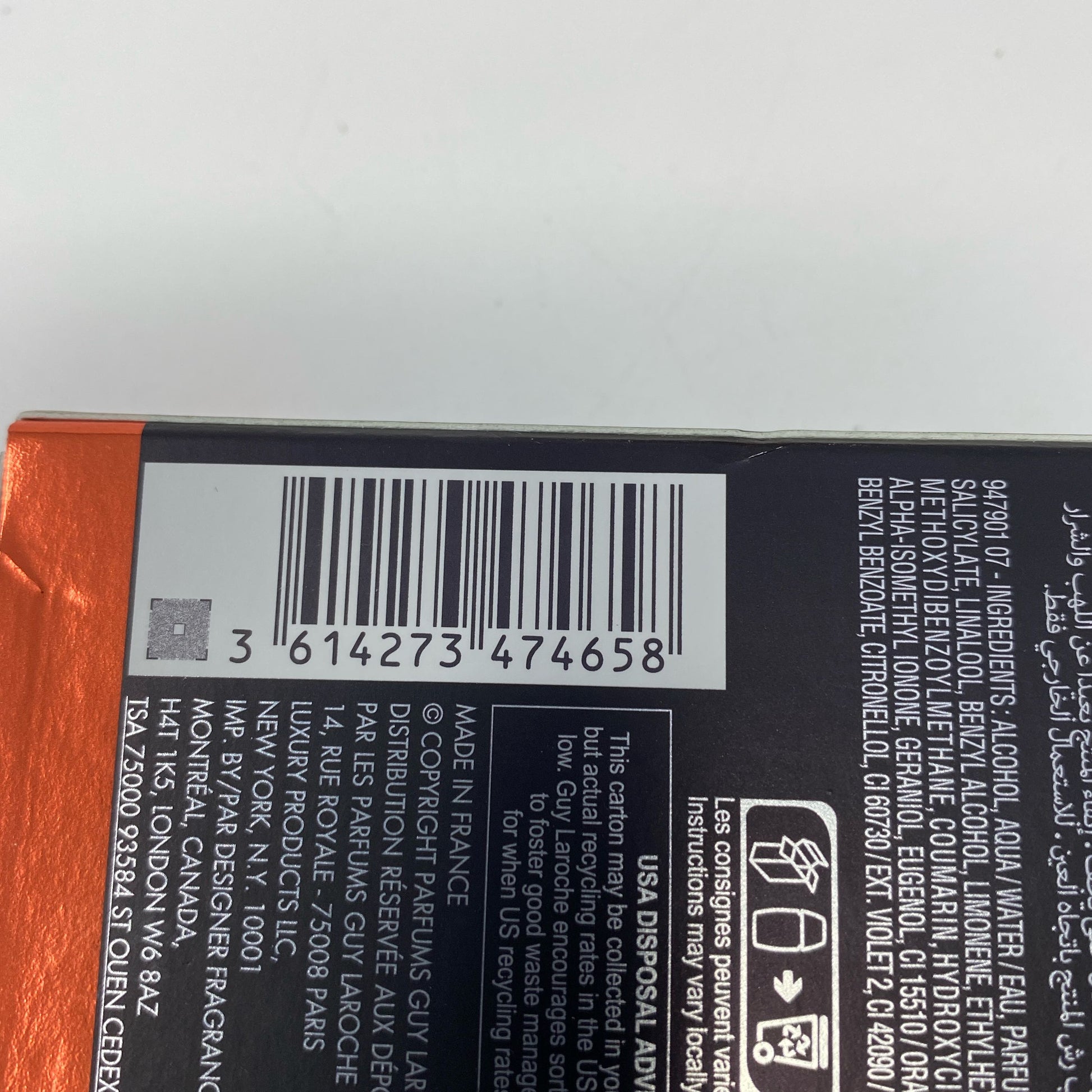 Serial #/Tag-UNT29376259E