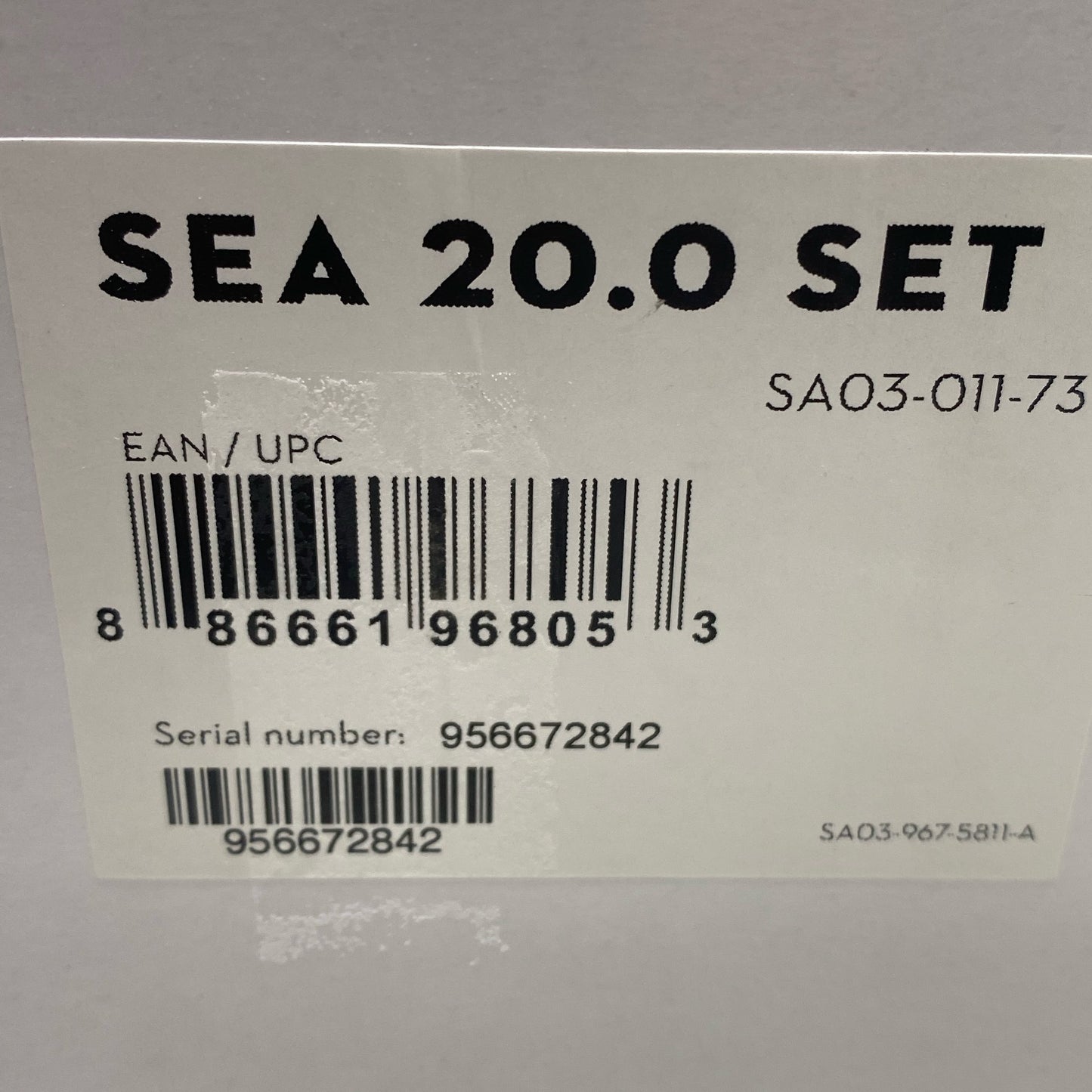 Serial #/Tag-UNT665769A8J