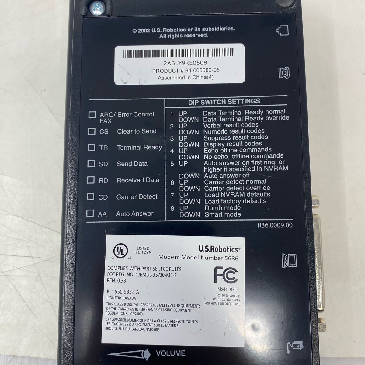 Serial #/Tag-UNT945519BAS