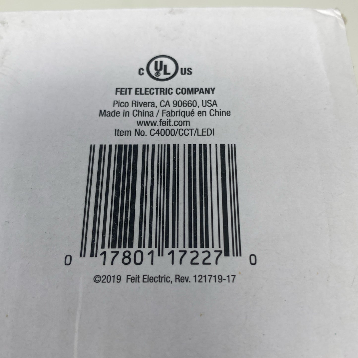 Serial #/Tag-UNT1721802VE