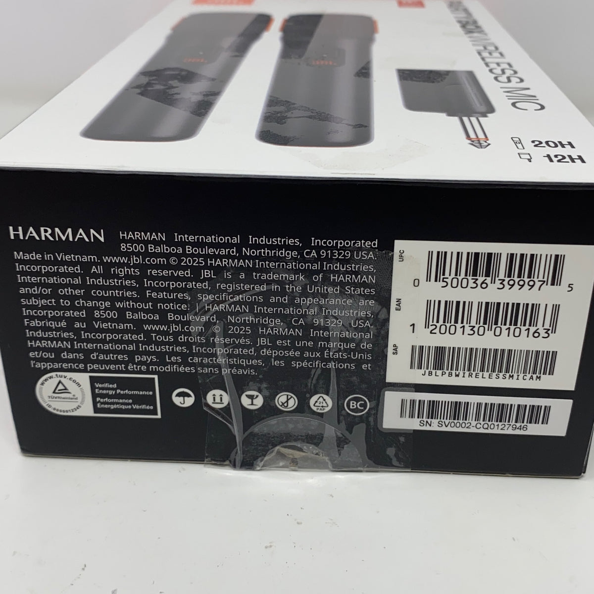 Serial #/Tag-UNT532189BFP
