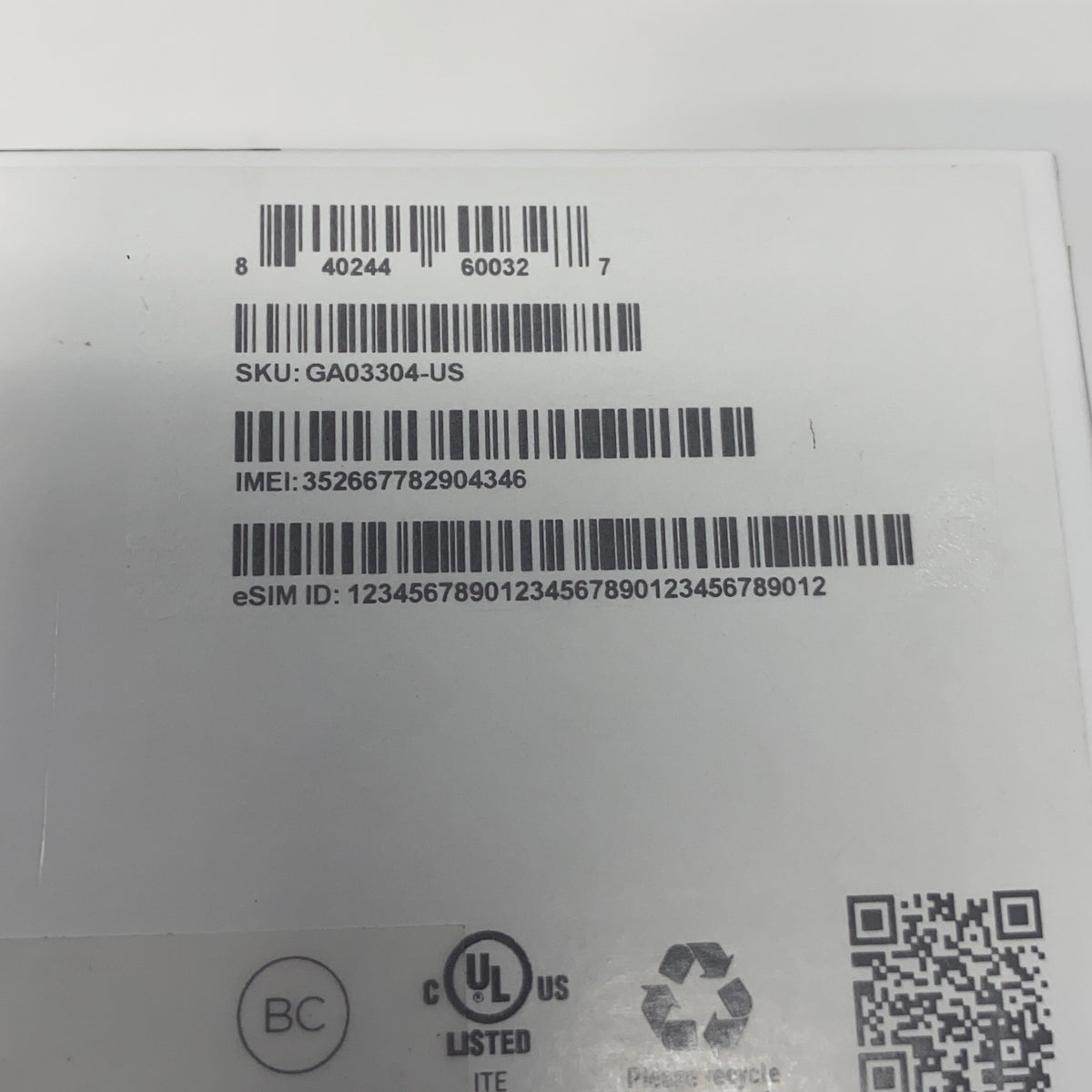 Serial #/Tag-UNT0983577CP