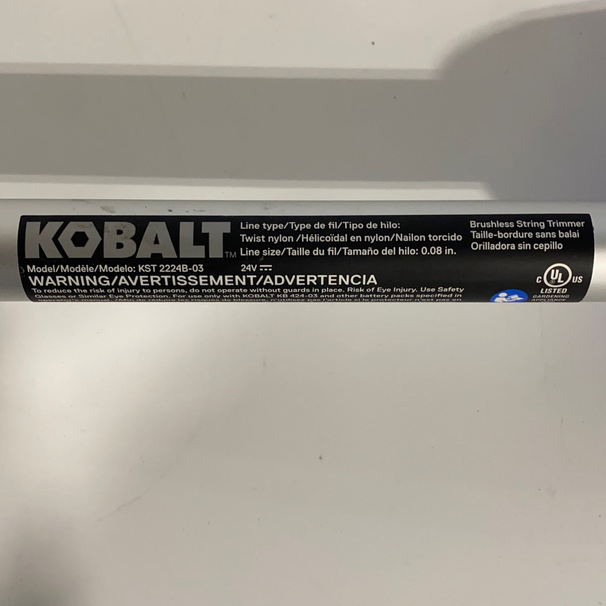 Serial #/Tag-UNT162595CCO