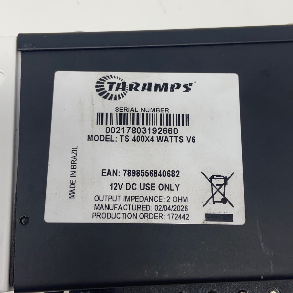 Serial #/Tag-LPNPMGF0557301