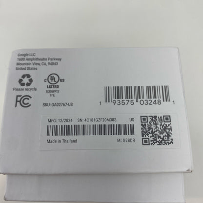 Serial #/Tag-LPNPMFL1185722