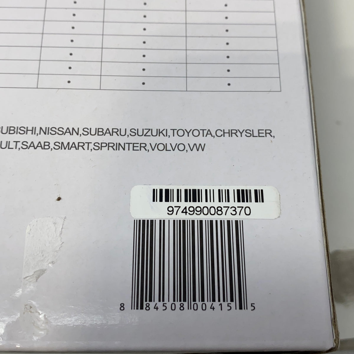 Serial #/Tag-LPNAC930097127