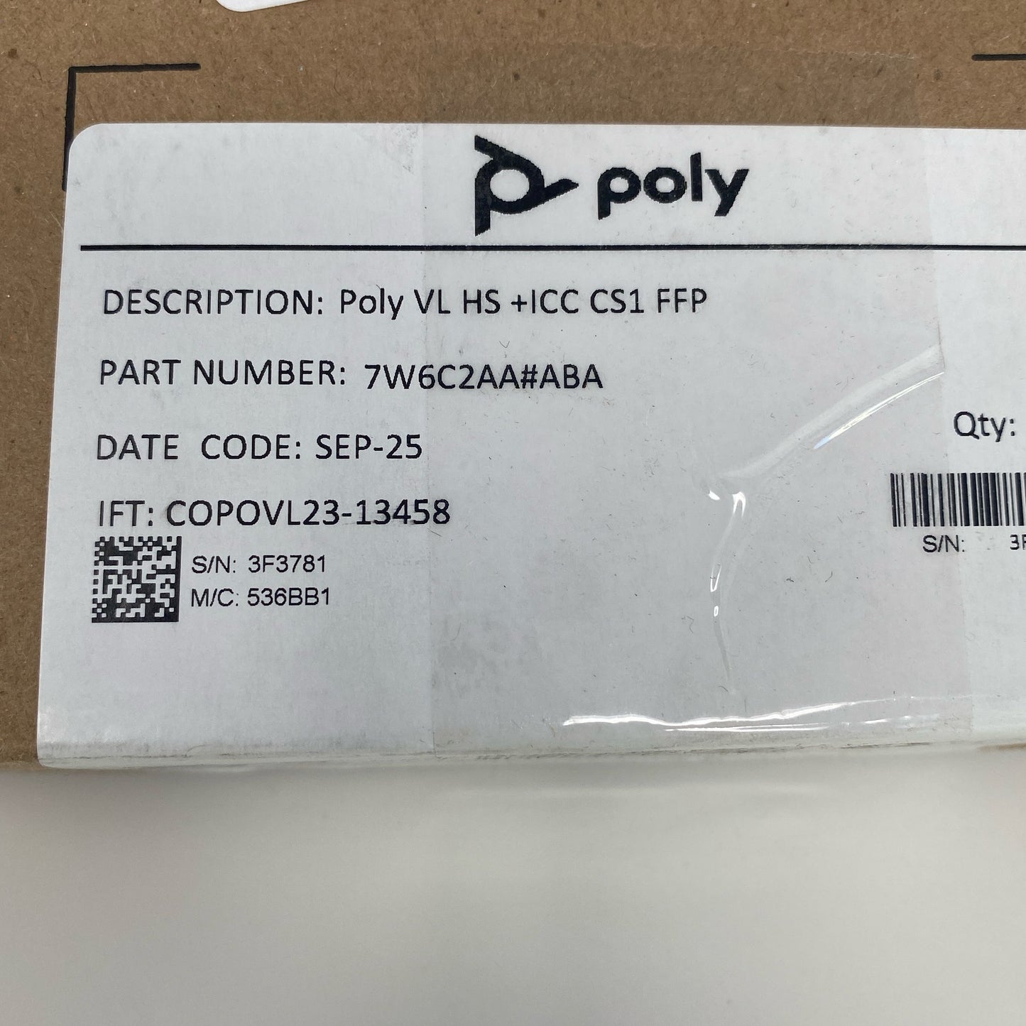 Serial #/Tag-LPNPMGP5426570