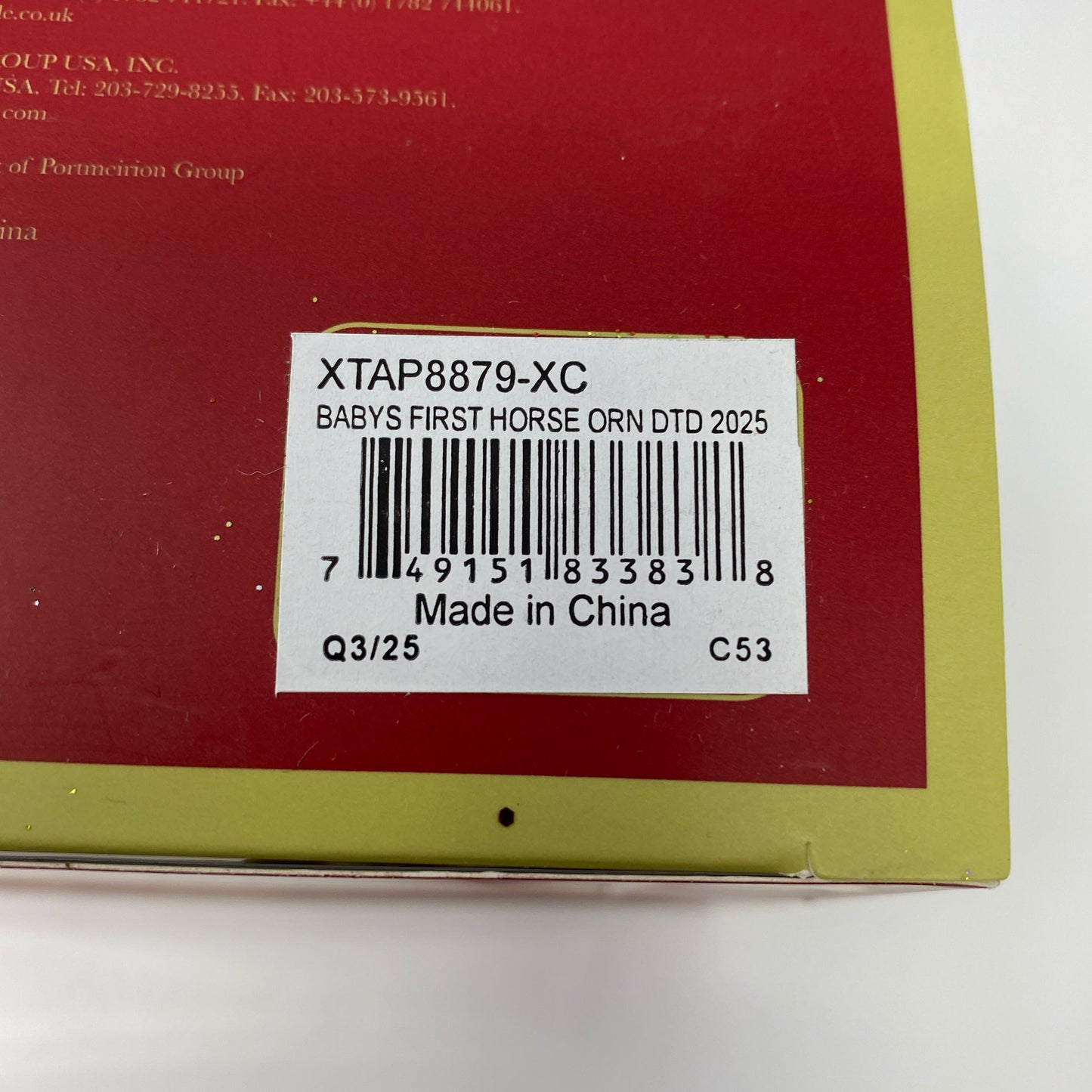 Serial #/Tag-UNT837890ESC