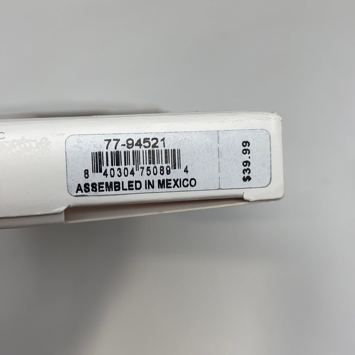 Serial #/Tag-LPNNH6W3TFPM6
