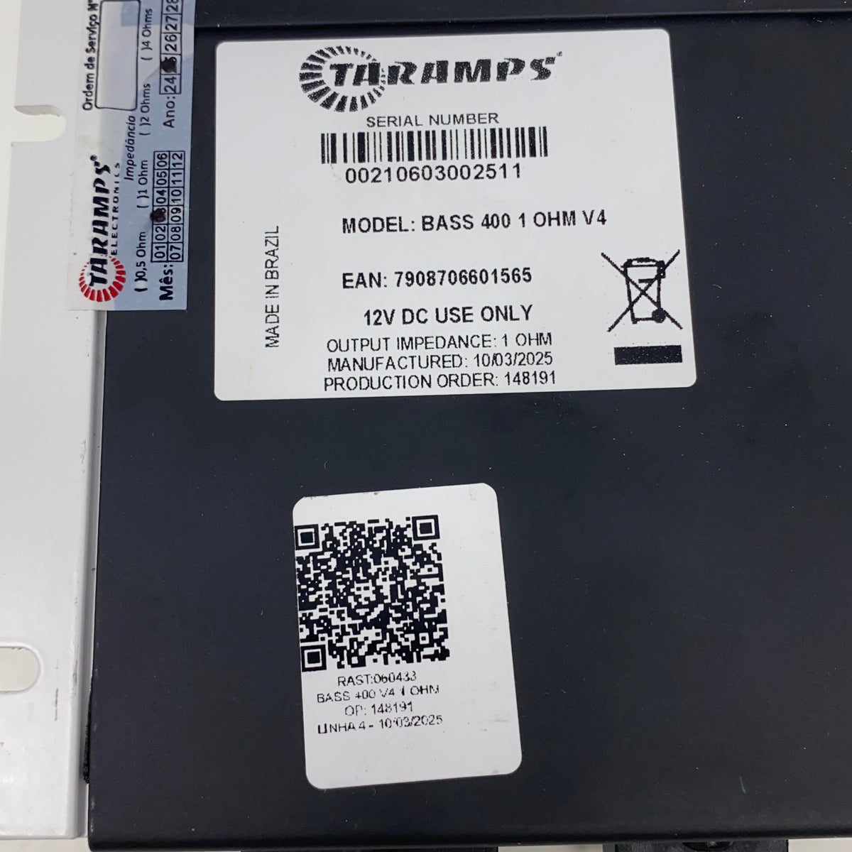 Serial #/Tag-LPNO592013845