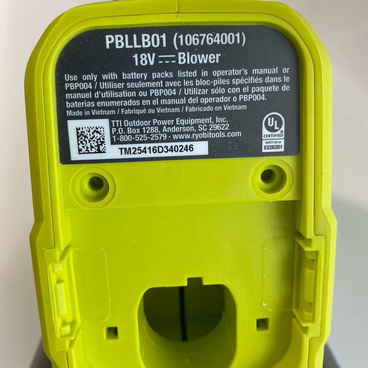 Serial #/Tag-LPNPMGM3498397