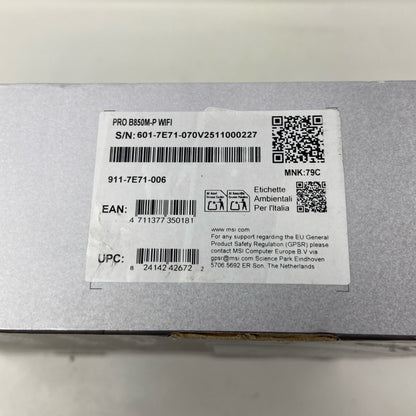 Serial #/Tag-LPNPMGV0042329