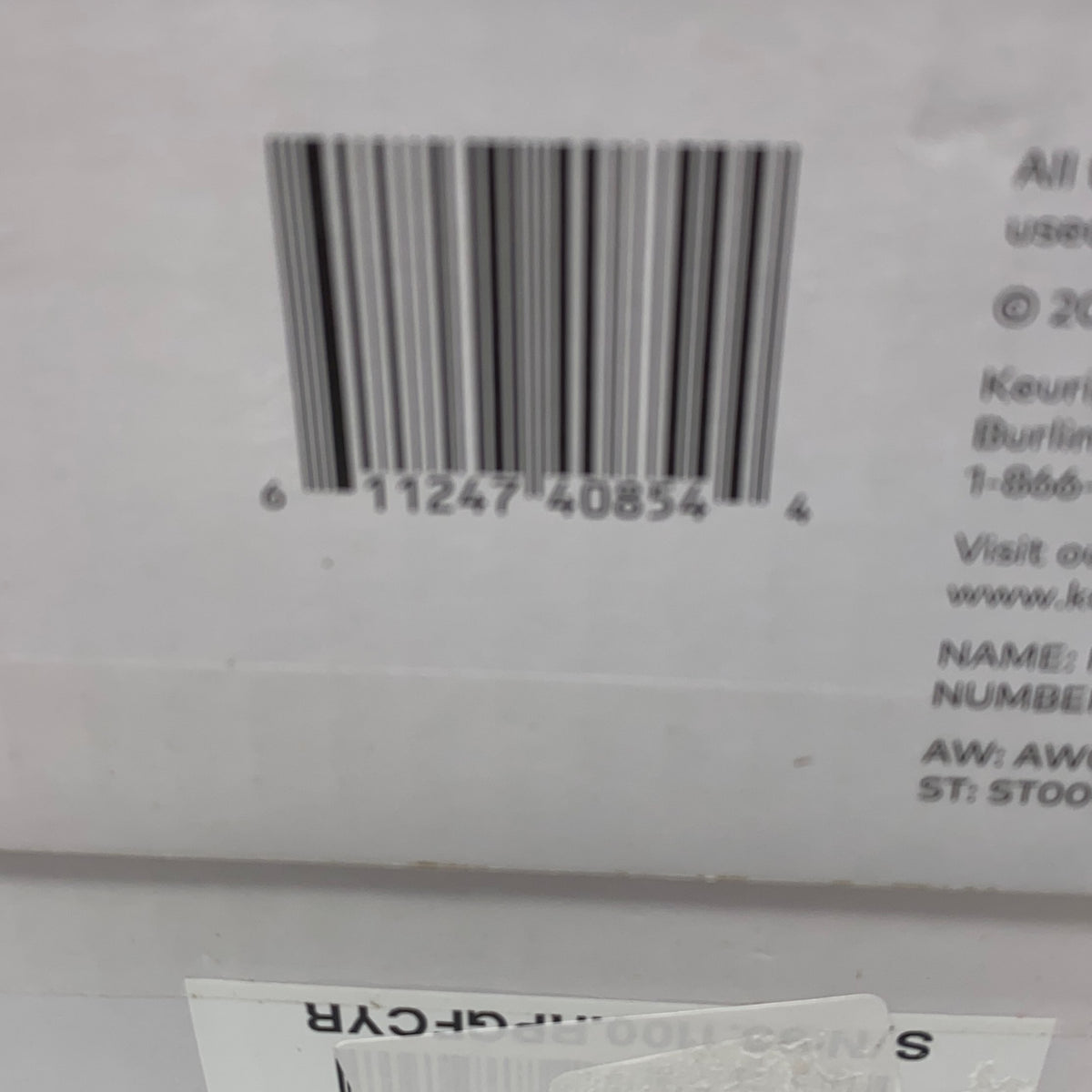 Serial #/Tag-LPNRRJL9326708