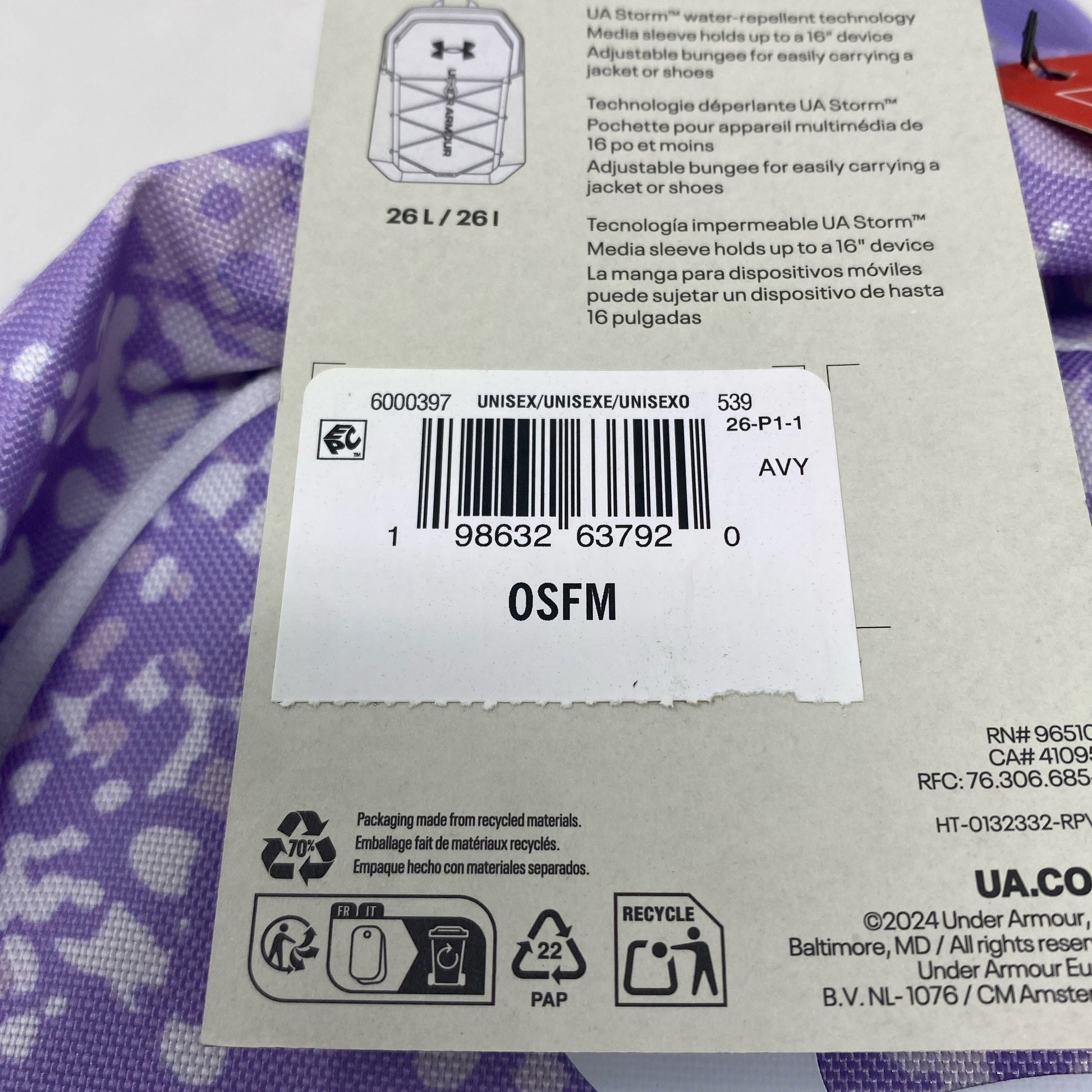 Serial #/Tag-UNT450834QWT