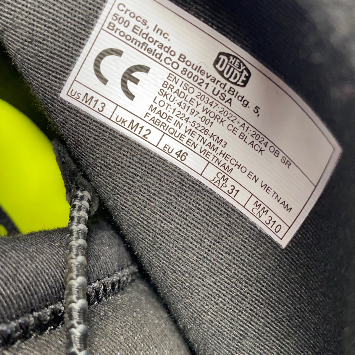 Serial #/Tag-UNT393009652