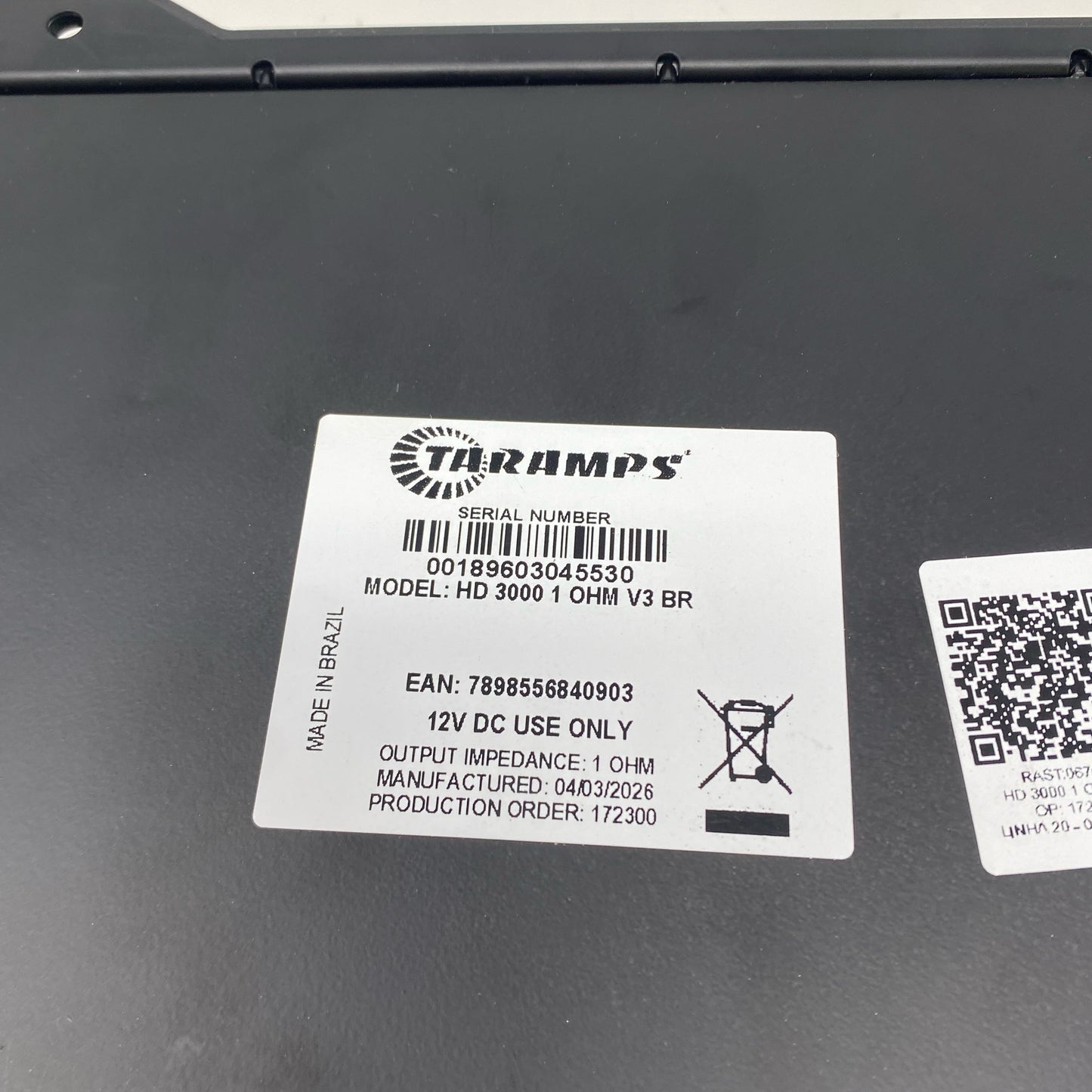 Serial #/Tag-UNT124670E1T