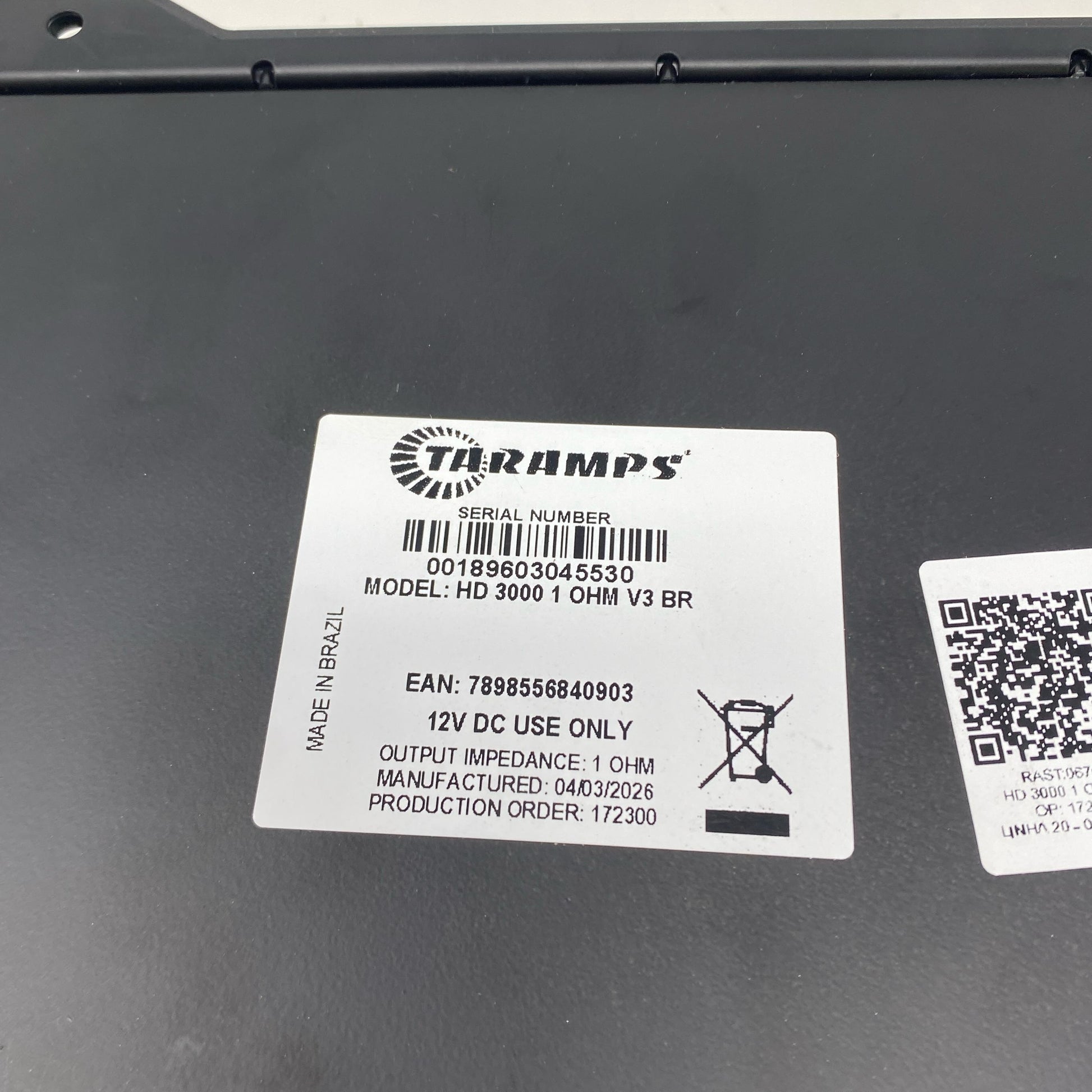 Serial #/Tag-UNT124670E1T
