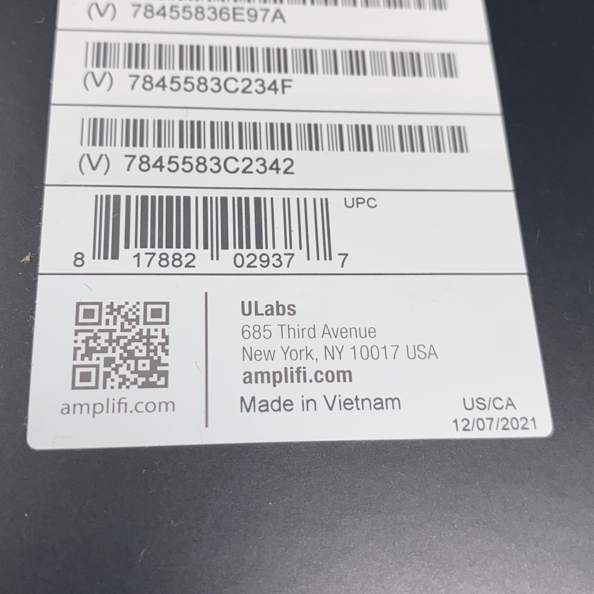 Serial #/Tag-LPNNF6LKXC2XP