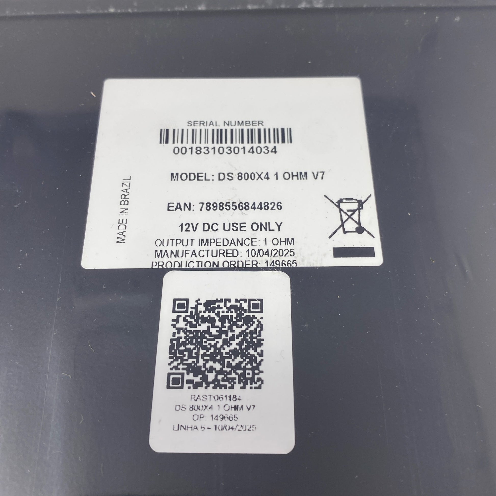 Serial #/Tag-UNT801176DB8