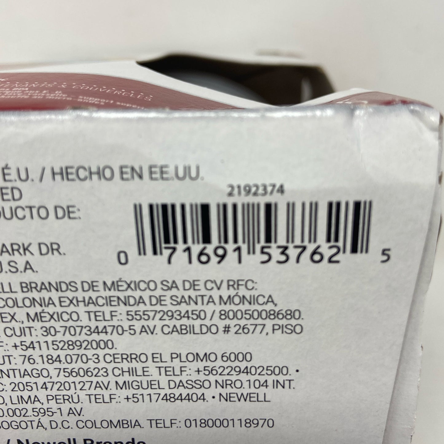 Serial #/Tag-UNT740378EXT