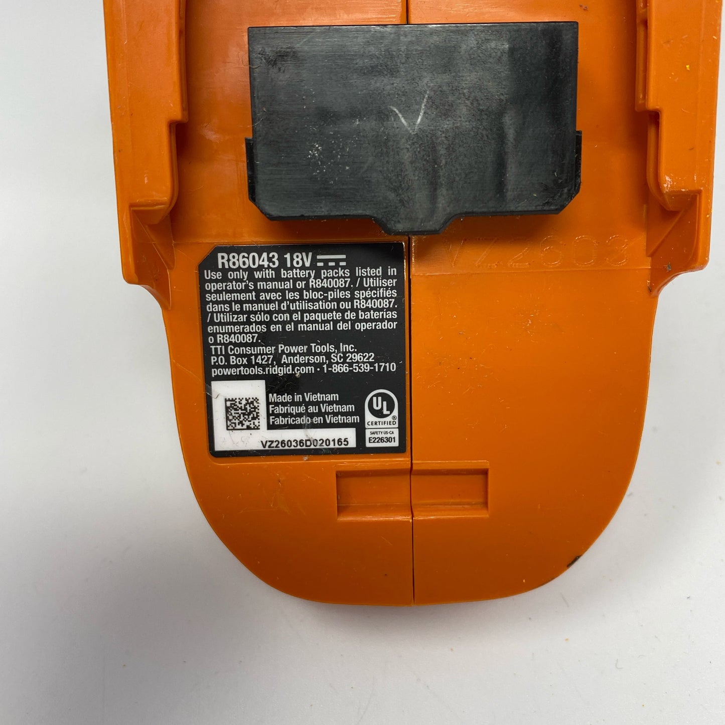 Serial #/Tag-UNT90334817S