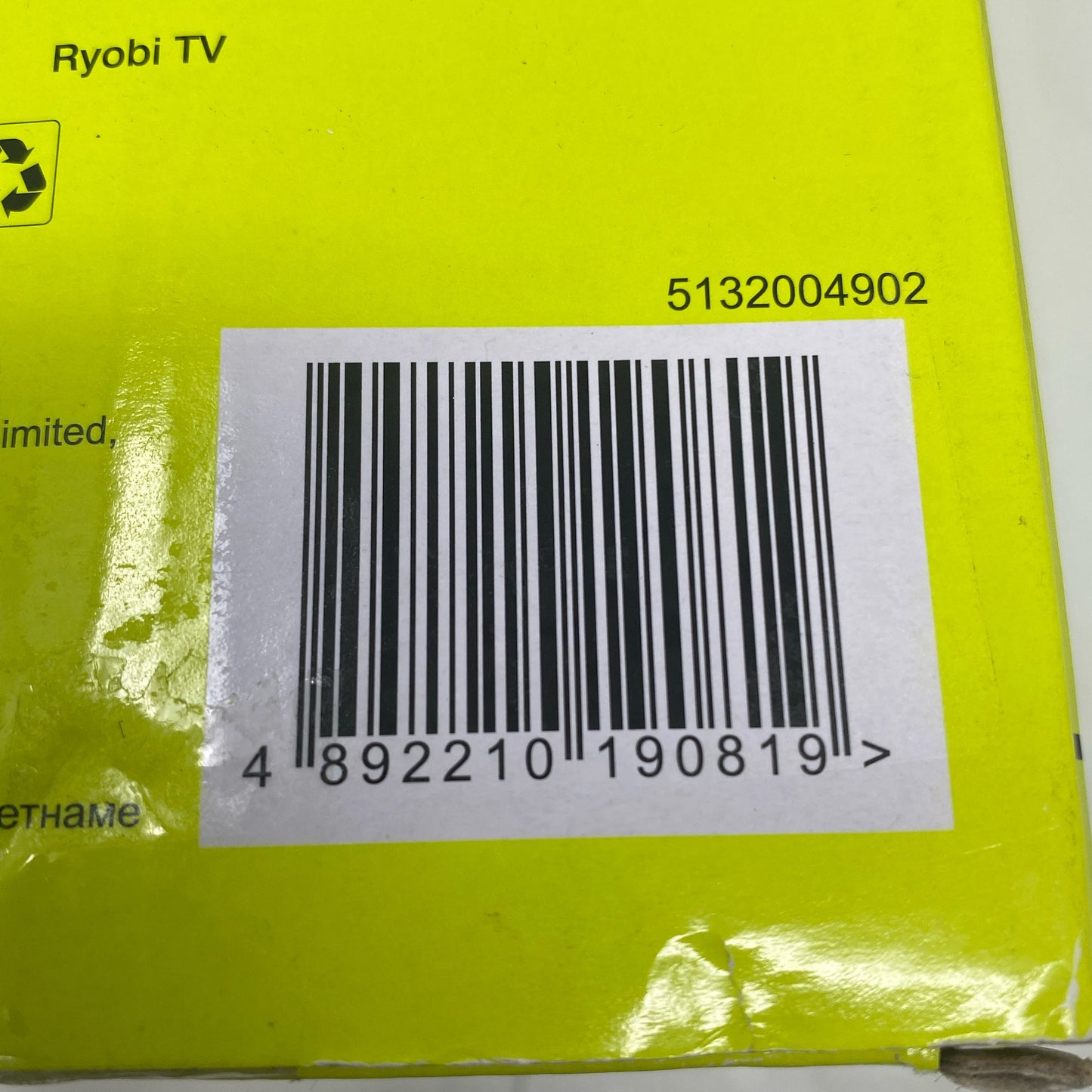 Serial #/Tag-LPNO577687500
