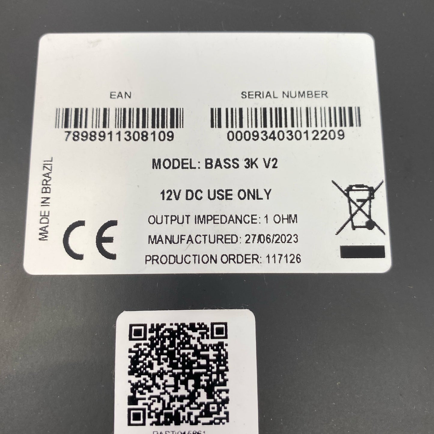 Serial #/Tag-UNT533391P4E