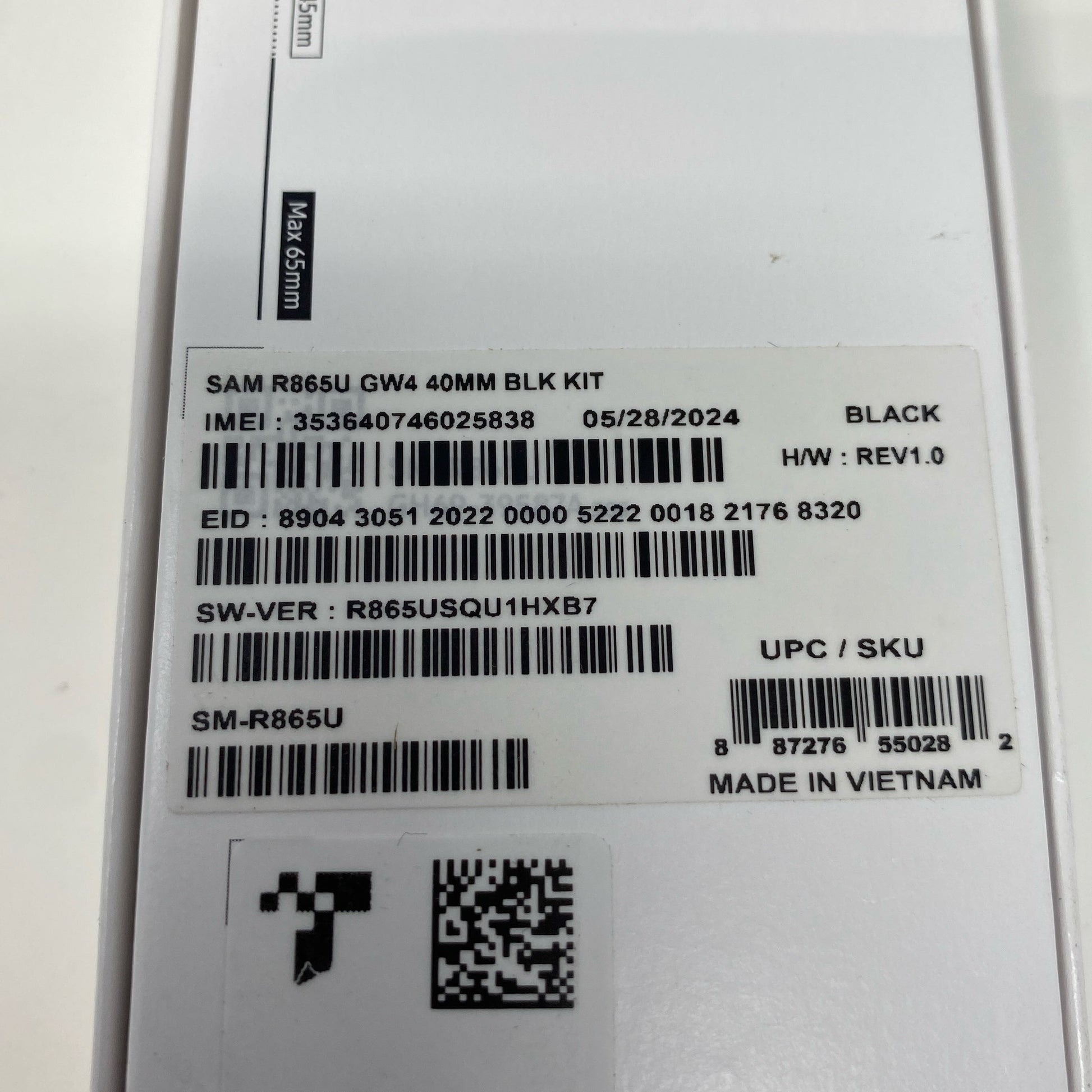 Serial #/Tag-UNT231205176