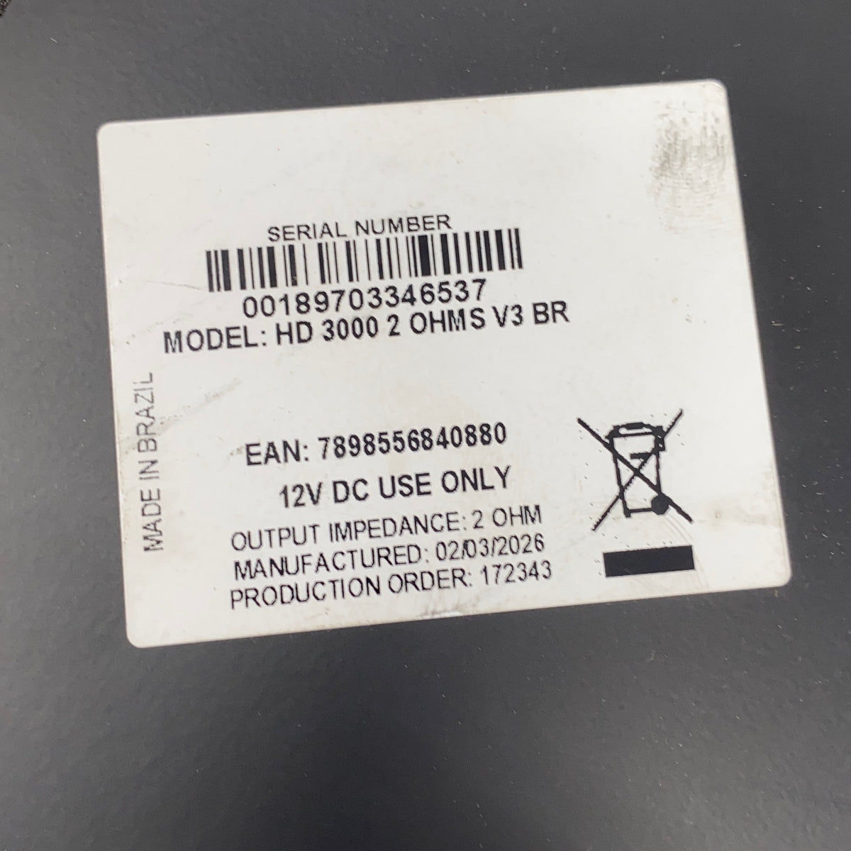 Serial #/Tag-UNT649498ZKM