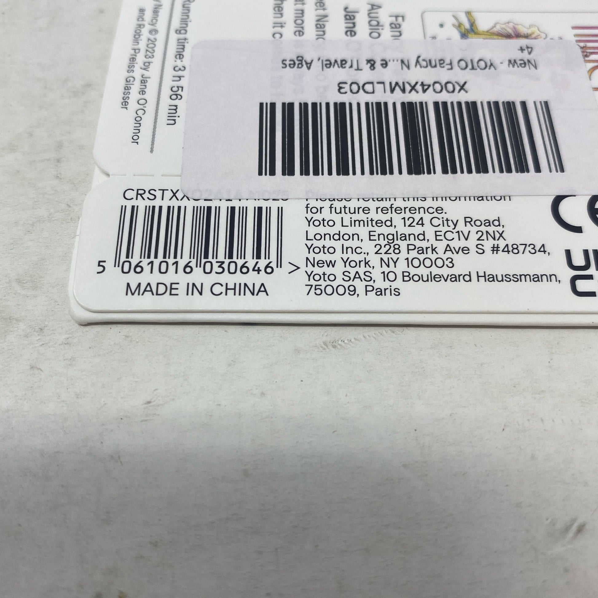 Serial #/Tag-LPNRRJC6002328