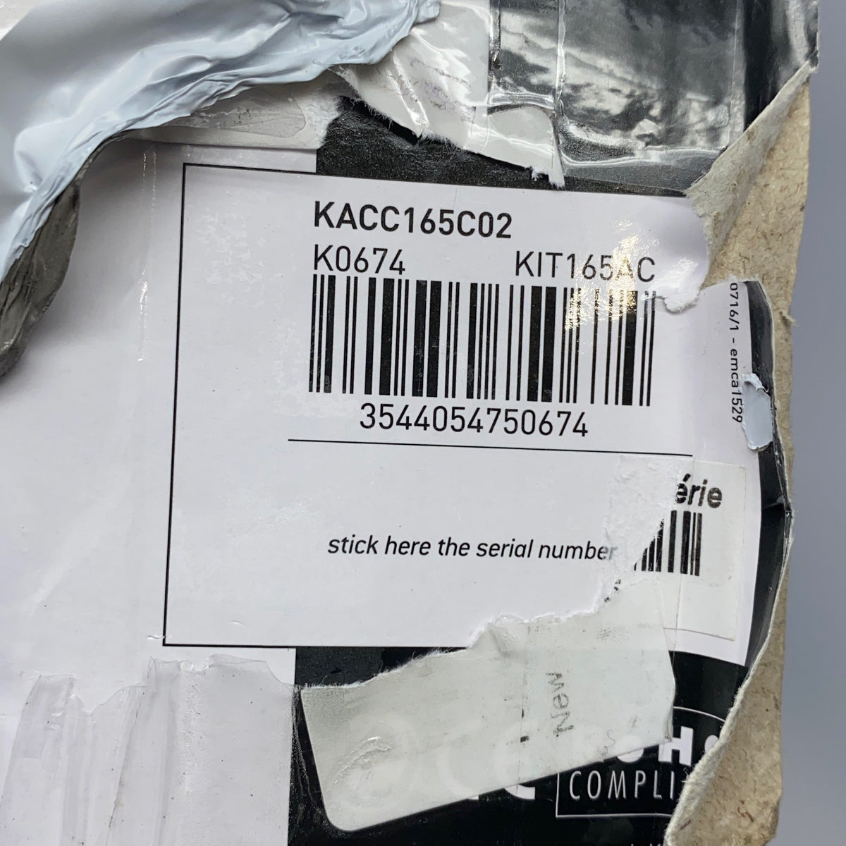 Serial #/Tag-UNT596456O4K