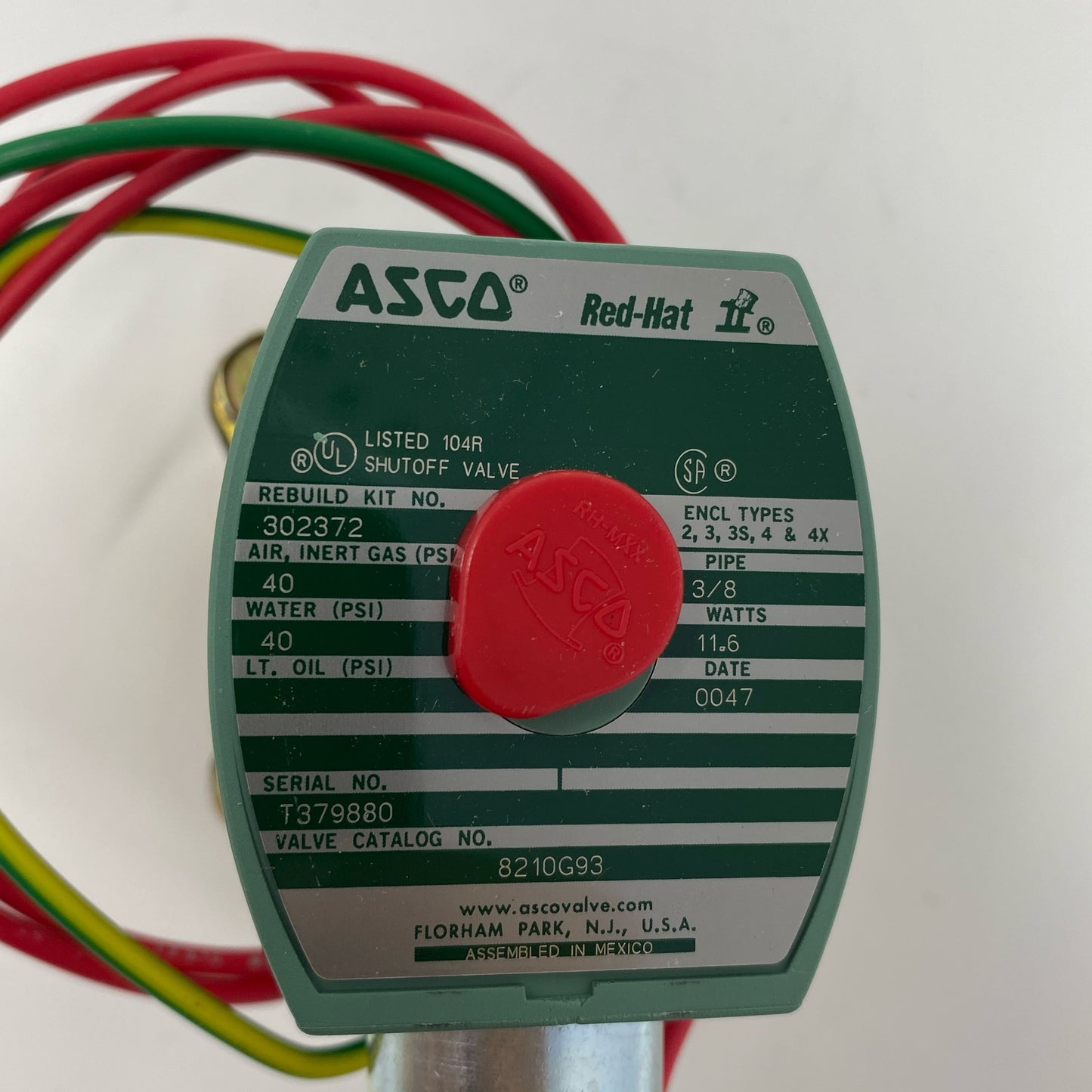 Serial #/Tag-UNT972278S3O